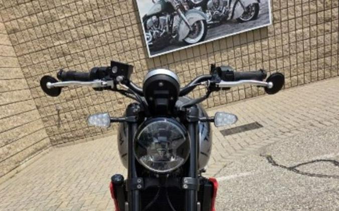 2024 Triumph Trident 660 Silver Ice/Diablo Red