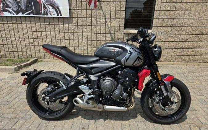 2024 Triumph Trident 660 Silver Ice/Diablo Red