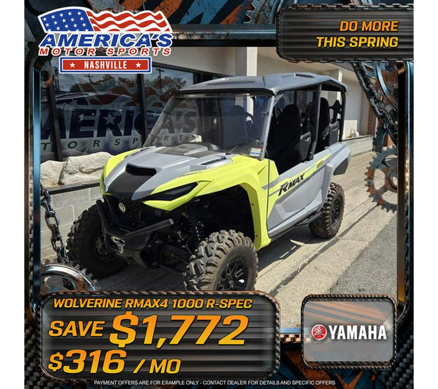 2022 Yamaha Wolverine RMAX4 1000 R-Spec