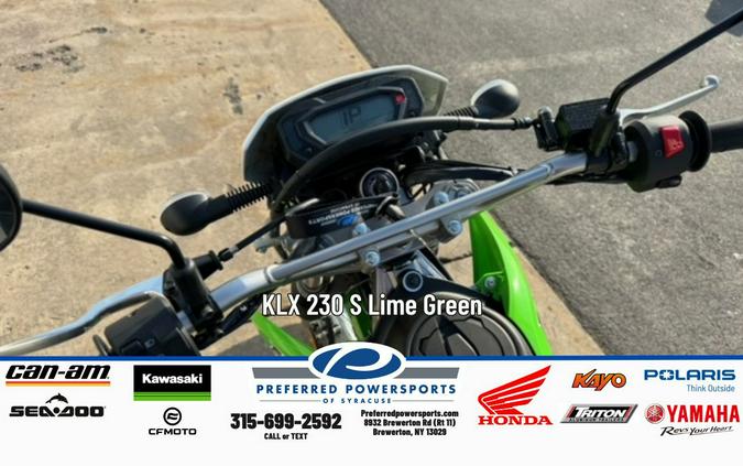 2025 Kawasaki KLX 230 S Lime Green