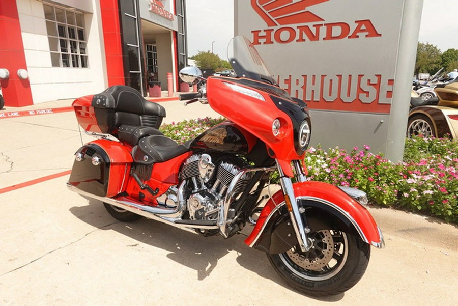 2017 Indian Chieftain Wildfire Red Over Thunder Black