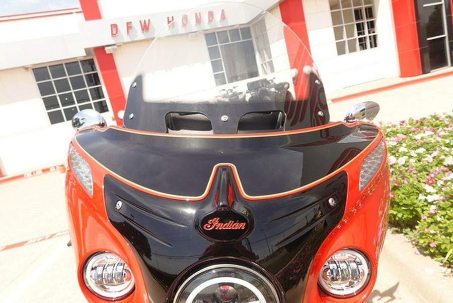 2017 Indian Chieftain Wildfire Red Over Thunder Black