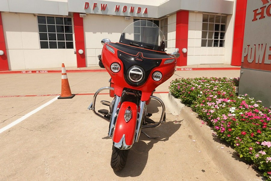 2017 Indian Chieftain Wildfire Red Over Thunder Black