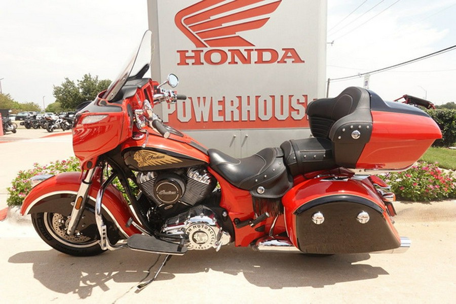 2017 Indian Chieftain Wildfire Red Over Thunder Black