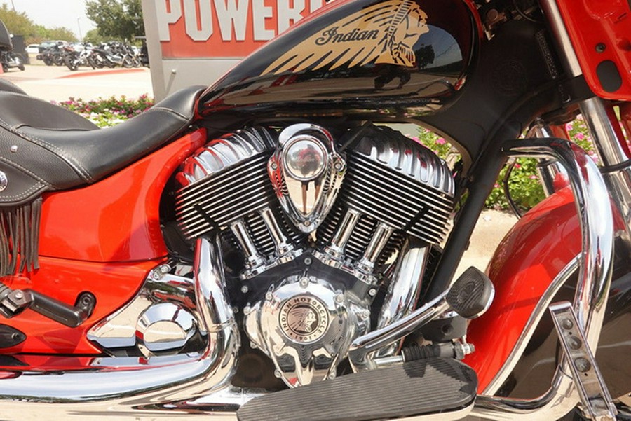 2017 Indian Chieftain Wildfire Red Over Thunder Black