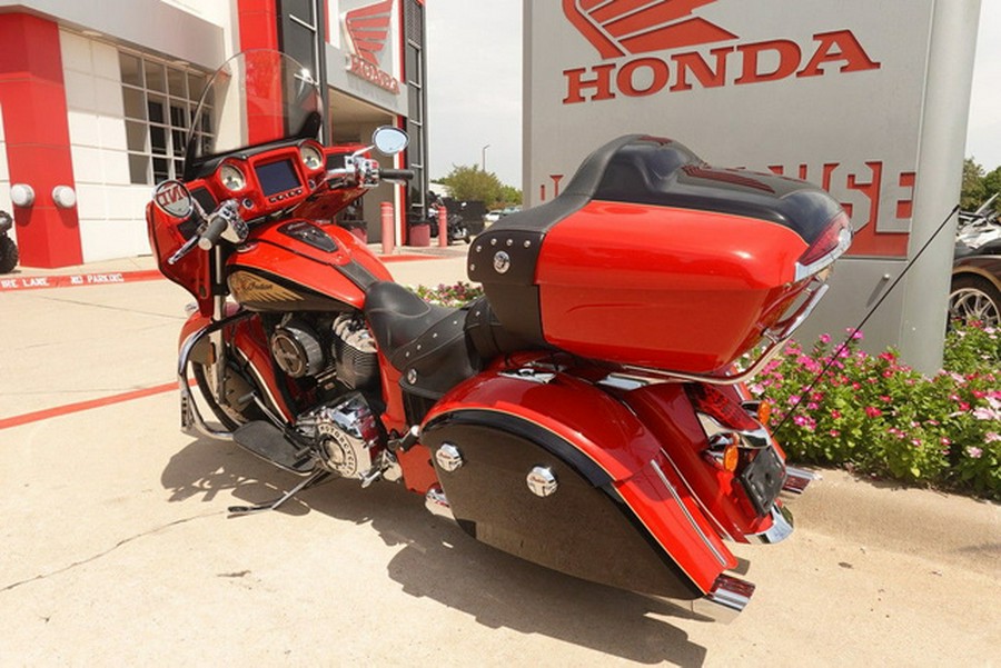 2017 Indian Chieftain Wildfire Red Over Thunder Black