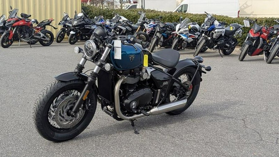 2026 Triumph Bonneville Bobber Interstellar Blue