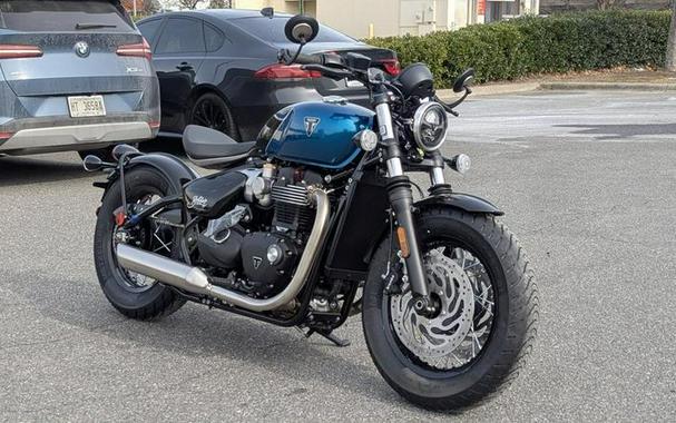2026 Triumph Bonneville Bobber Interstellar Blue