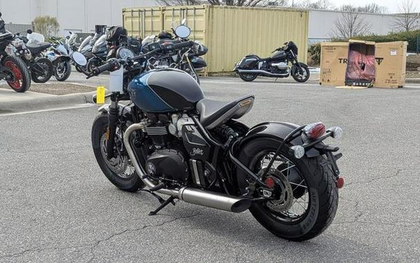 2026 Triumph Bonneville Bobber Interstellar Blue