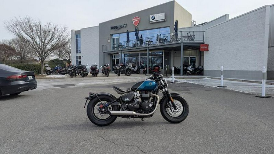 2026 Triumph Bonneville Bobber Interstellar Blue