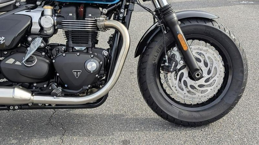 2026 Triumph Bonneville Bobber Interstellar Blue