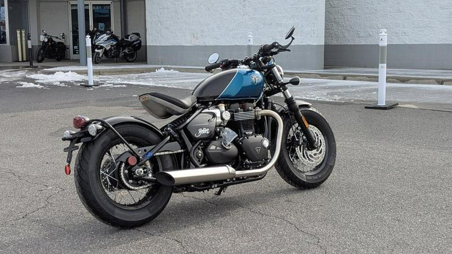 2026 Triumph Bonneville Bobber Interstellar Blue