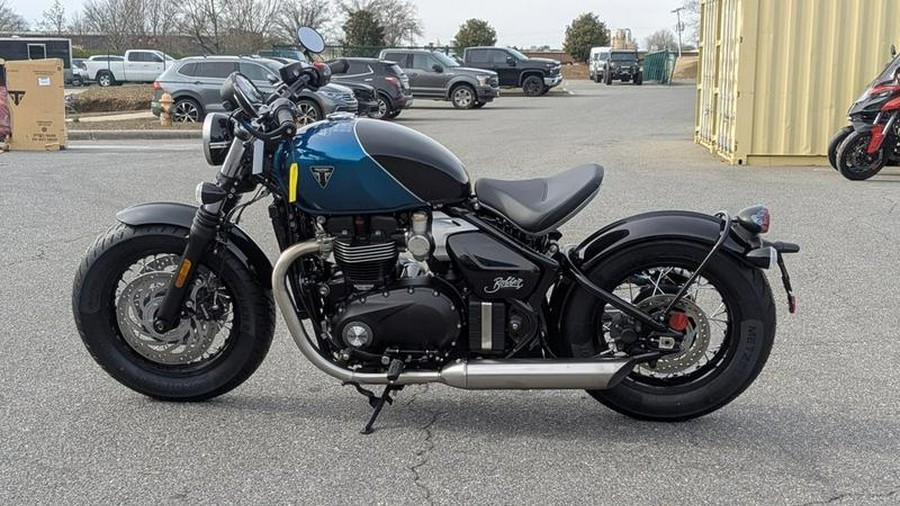 2026 Triumph Bonneville Bobber Interstellar Blue