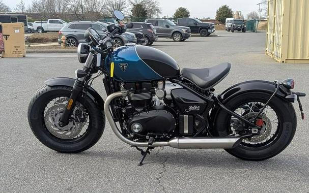 2026 Triumph Bonneville Bobber Interstellar Blue