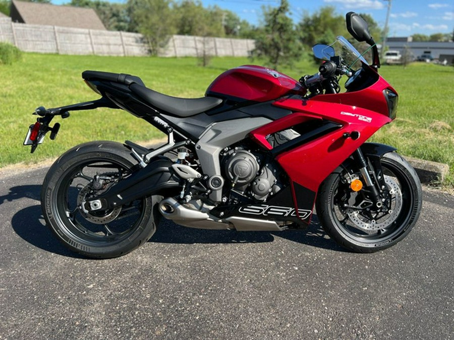 2025 Triumph Daytona 660 Carnival Red/Sapphire Black 660