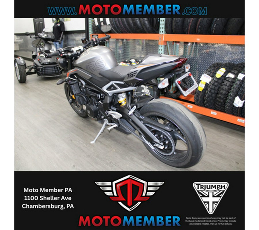 2024 Triumph Street Triple 765 RS Silver Ice