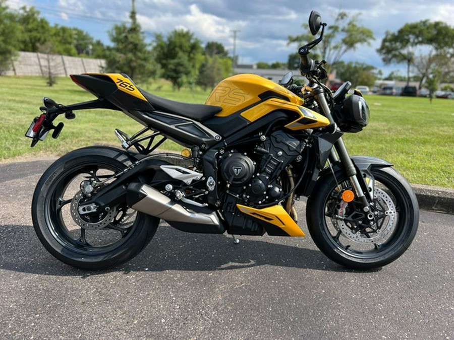 2024 Triumph Street Triple 765 RS Cosmic Yellow RS