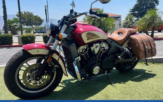 2020 Indian Motorcycle® Scout® ABS Icon Series Ruby Metallic/Pearl White