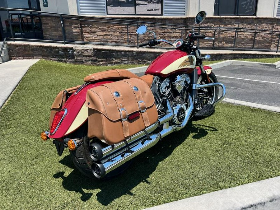 2020 Indian Motorcycle® Scout® ABS Icon Series Ruby Metallic/Pearl White