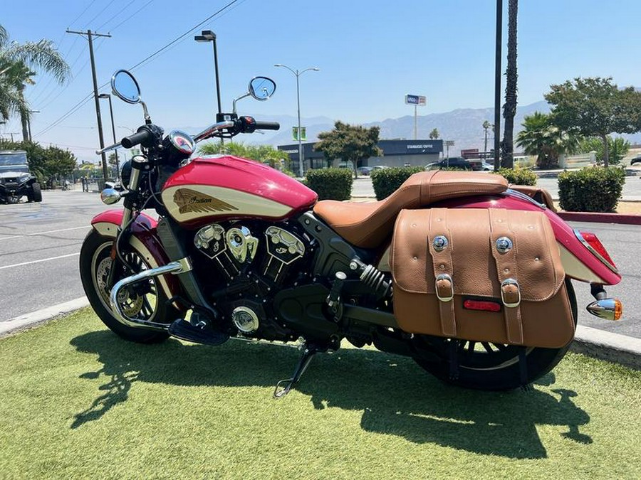 2020 Indian Motorcycle® Scout® ABS Icon Series Ruby Metallic/Pearl White