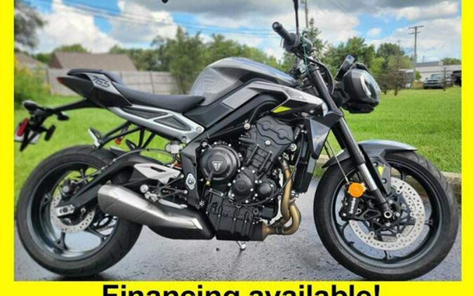 2024 Triumph Street Triple 765 R Silver Ice REET TRIPLE R