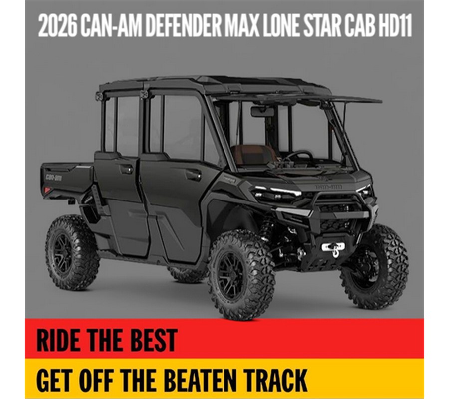 2026 Can-Am Defender MAX Lone Star CAB HD11