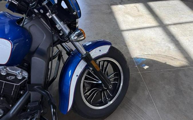 2017 Indian Motorcycle® Scout® ABS Brilliant Blue Over White and Red
