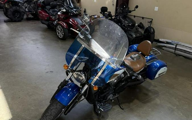 2017 Indian Motorcycle® Scout® ABS Brilliant Blue Over White and Red