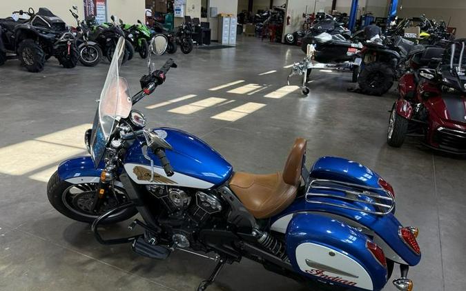 2017 Indian Motorcycle® Scout® ABS Brilliant Blue Over White and Red