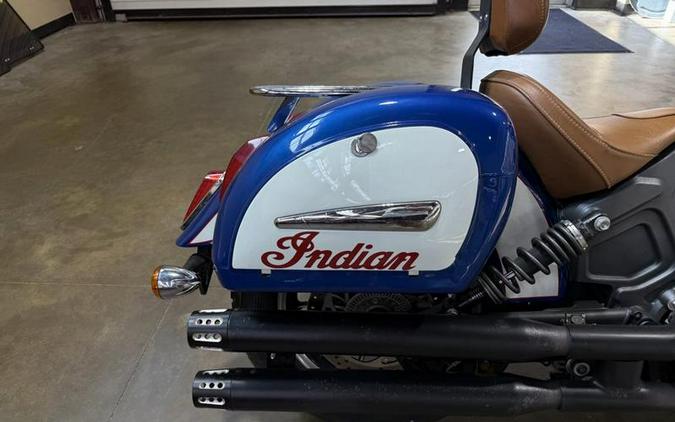 2017 Indian Motorcycle® Scout® ABS Brilliant Blue Over White and Red