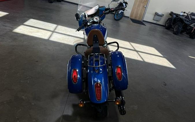 2017 Indian Motorcycle® Scout® ABS Brilliant Blue Over White and Red