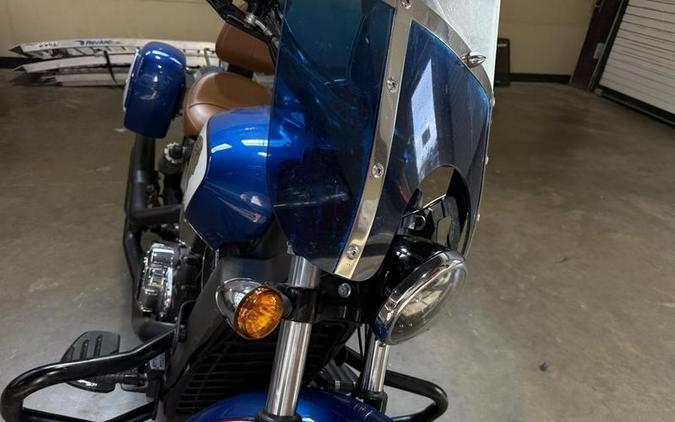 2017 Indian Motorcycle® Scout® ABS Brilliant Blue Over White and Red