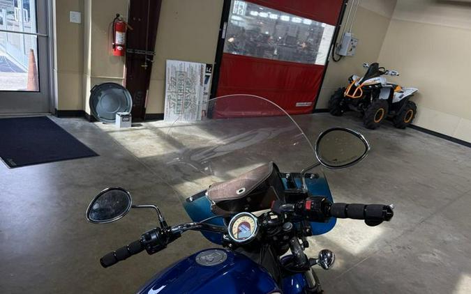 2017 Indian Motorcycle® Scout® ABS Brilliant Blue Over White and Red