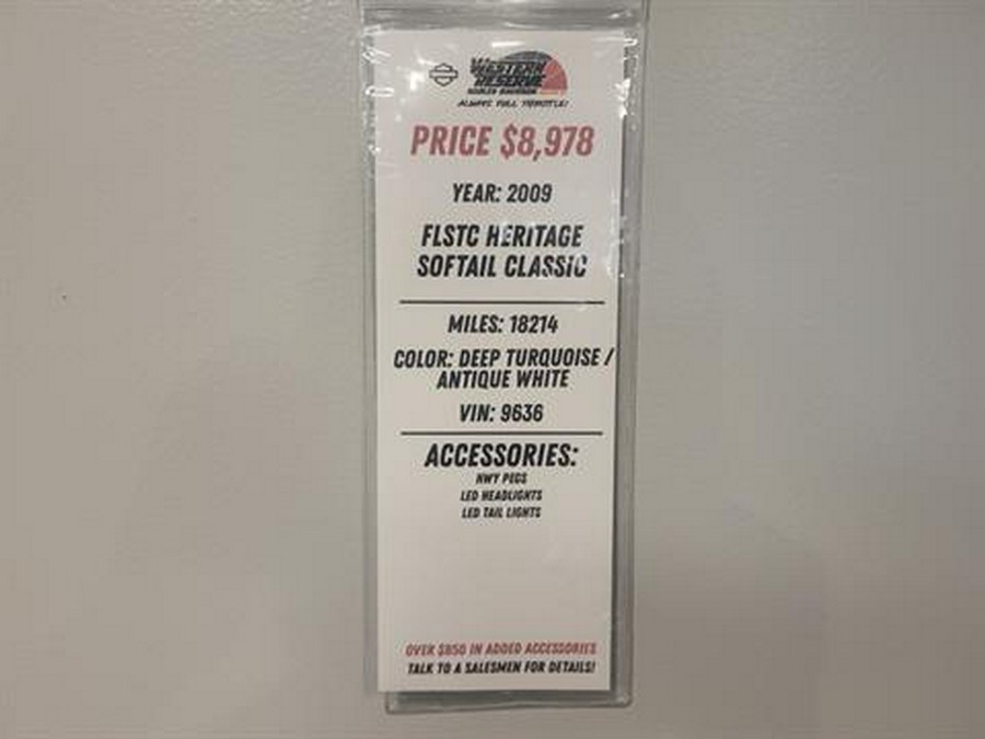 2009 Harley-Davidson FLSTC Heritage Softail® Classic