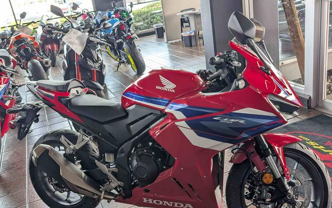 2026 Honda CBR500R Grand Prix Red - 200272