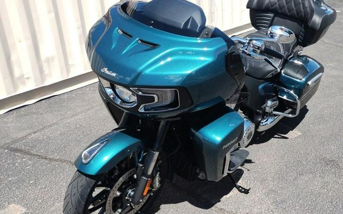 2026 Indian Motorcycle® Pursuit® Limited 112 w/PowerBand Audio Cascade Green with Black Metallic