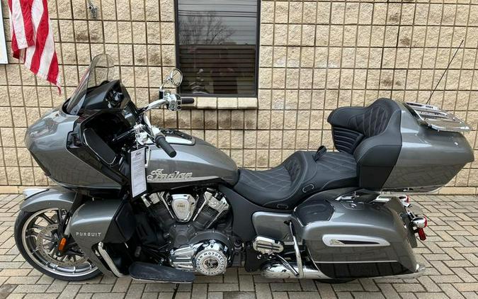 2024 Indian Motorcycle® Pursuit® Limited® with PowerBand Audio Package Titanium/Black Metallic