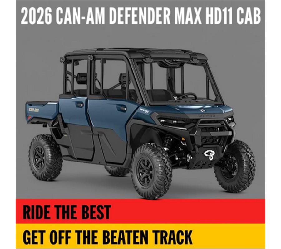 2026 Can-Am Defender MAX XT CAB HD11 with 10.25 in. touchscreen display