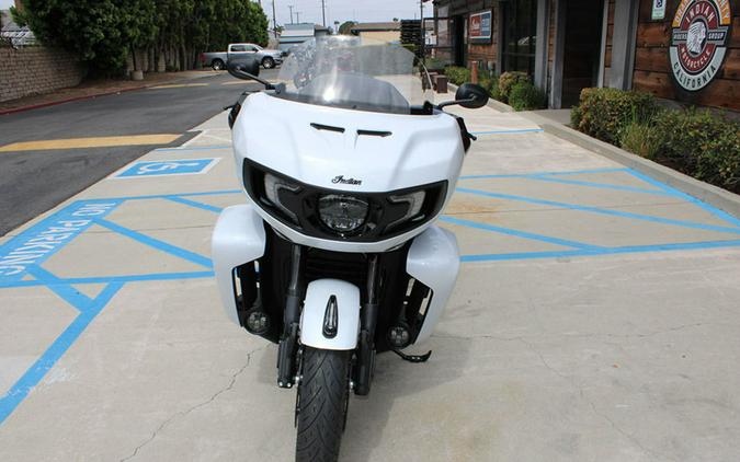 2026 Indian Motorcycle® Pursuit® Dark Horse® 112 w/ PowerBand Audio Ghost White Metallic with Black