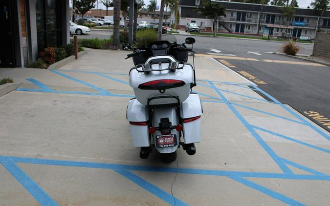 2026 Indian Motorcycle® Pursuit® Dark Horse® 112 w/ PowerBand Audio Ghost White Metallic with Black