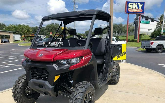 2024 Can-Am Defender DPS HD10 Fiery Red