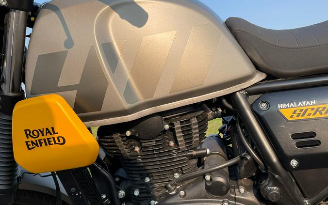 2023 Royal Enfield SCRAM 411 - GRAPHITE YELLOW