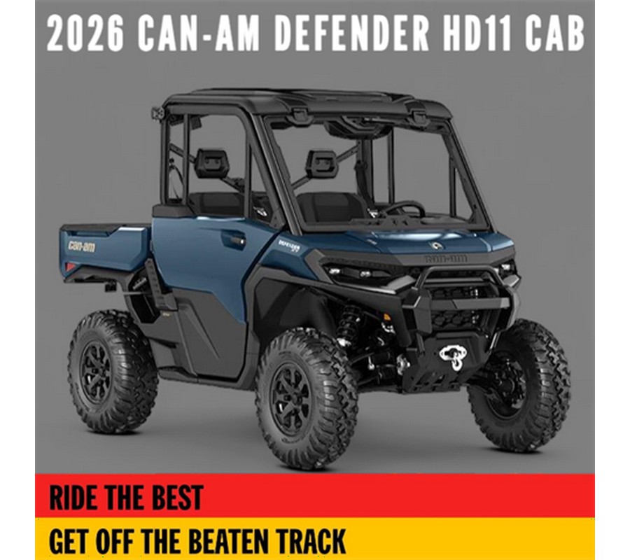 2026 Can-Am Defender XT CAB HD11 with 10.25 in. touchscreen display