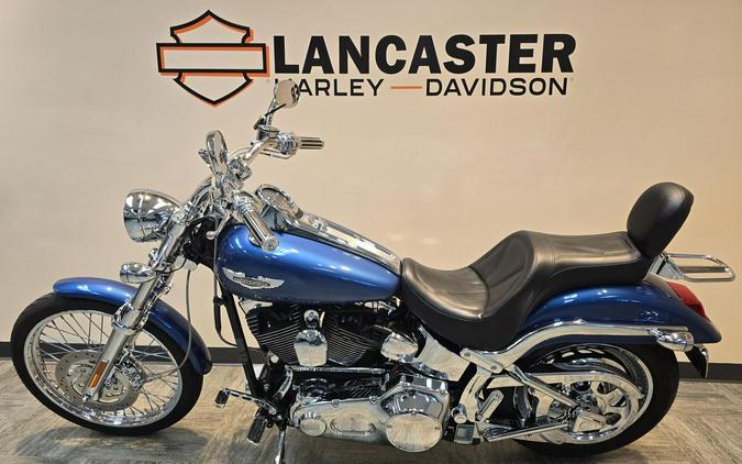 2004 Harley-Davidson® Softail Deuce Luxury Teal and Brilliant Silver FXSTDI
