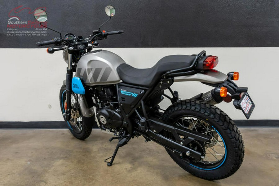 2023 Royal Enfield Scram 411 Graphite Blue