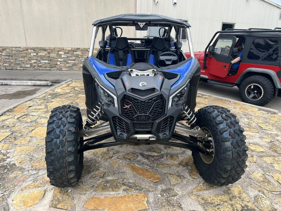 2024 Can-Am® Maverick X3 MAX X rs Turbo RR with Smart-Shox Dazzling Blue & Carbon Black