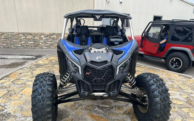 2024 Can-Am® Maverick X3 MAX X rs Turbo RR with Smart-Shox Dazzling Blue & Carbon Black