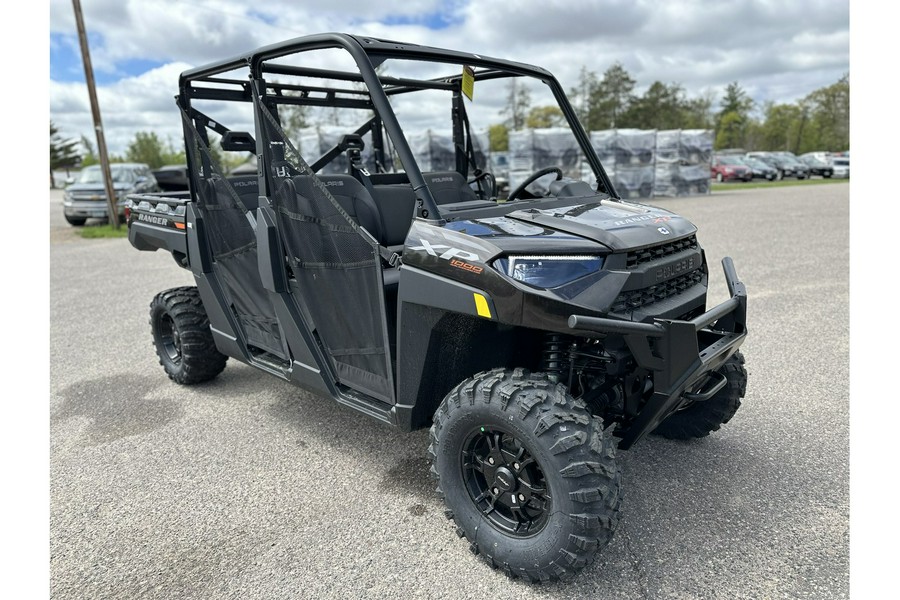 2024 Polaris Industries RANGER CREW XP 1000 PREMIUM - SUPER GRAPHITE W/ORANGE BURST