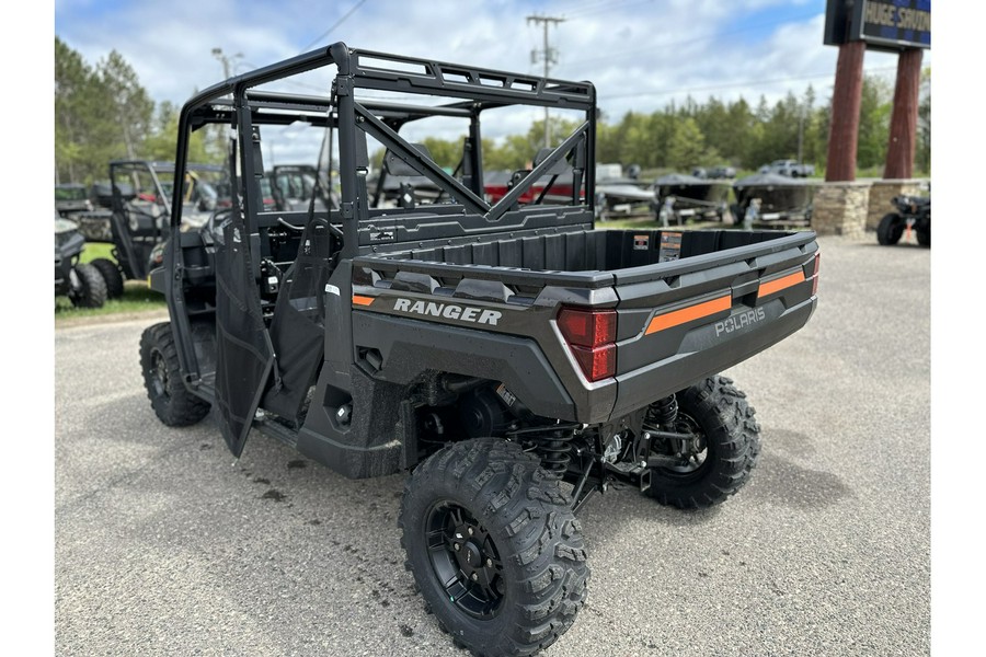 2024 Polaris Industries RANGER CREW XP 1000 PREMIUM - SUPER GRAPHITE W/ORANGE BURST