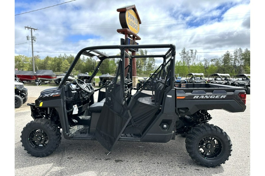 2024 Polaris Industries RANGER CREW XP 1000 PREMIUM - SUPER GRAPHITE W/ORANGE BURST